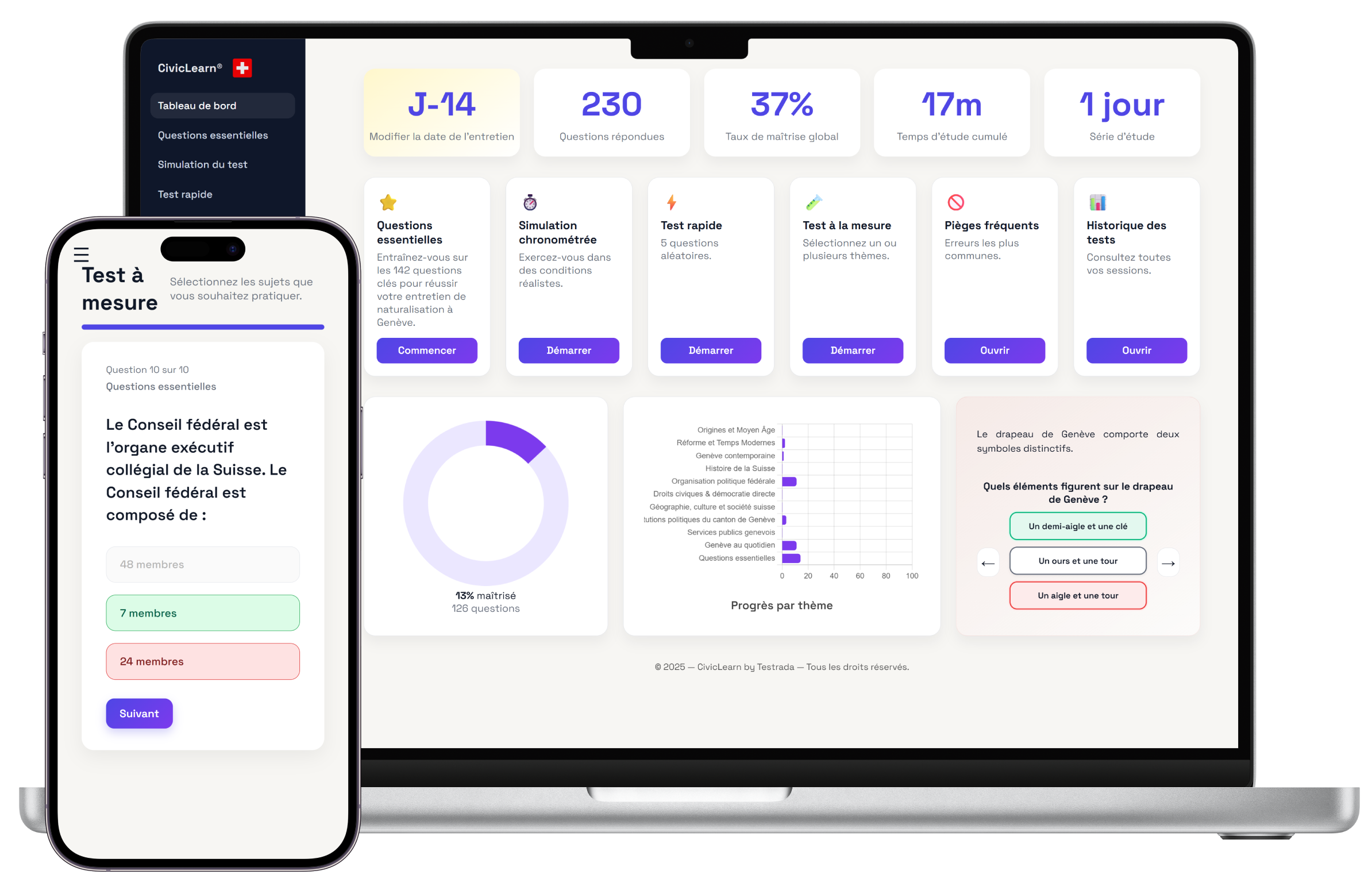 Aperçu de la plateforme NaturalisationGeneve.ch